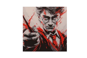 Tableau Hueforge Harry Potter imprimé en 3D
