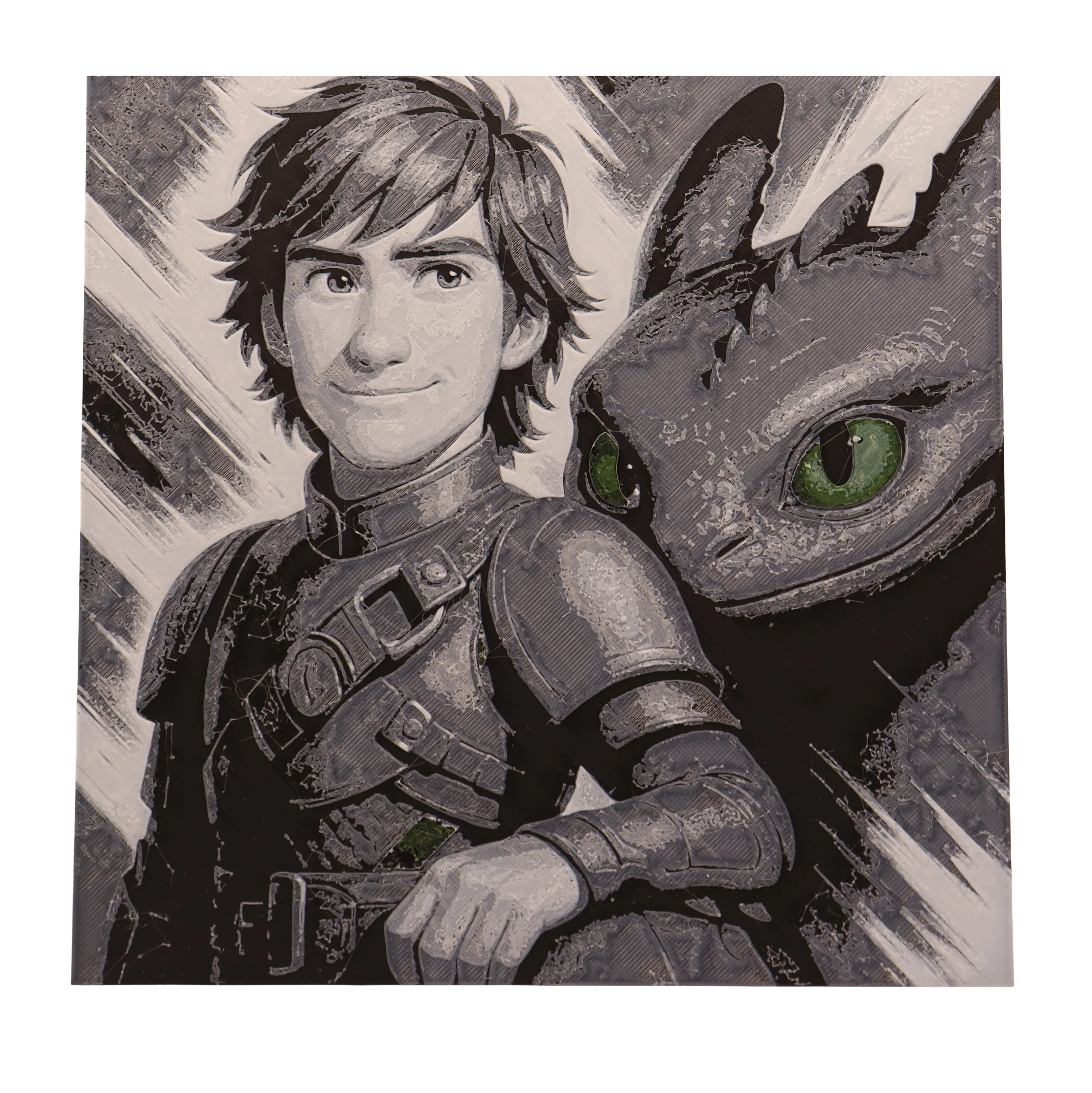 hueforge-Harold-&-Krokmou-(Dragons) Harold & Krokmou (Dragons)