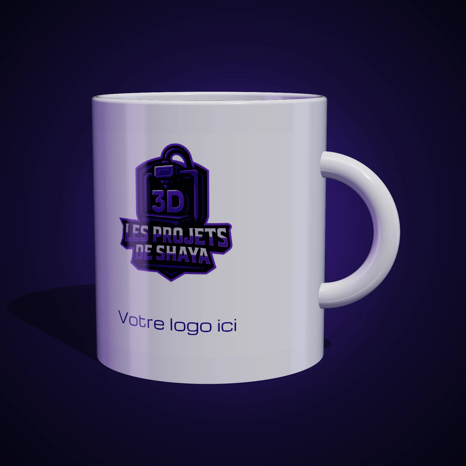 Mug personnalisé avec un logo d'entreprise